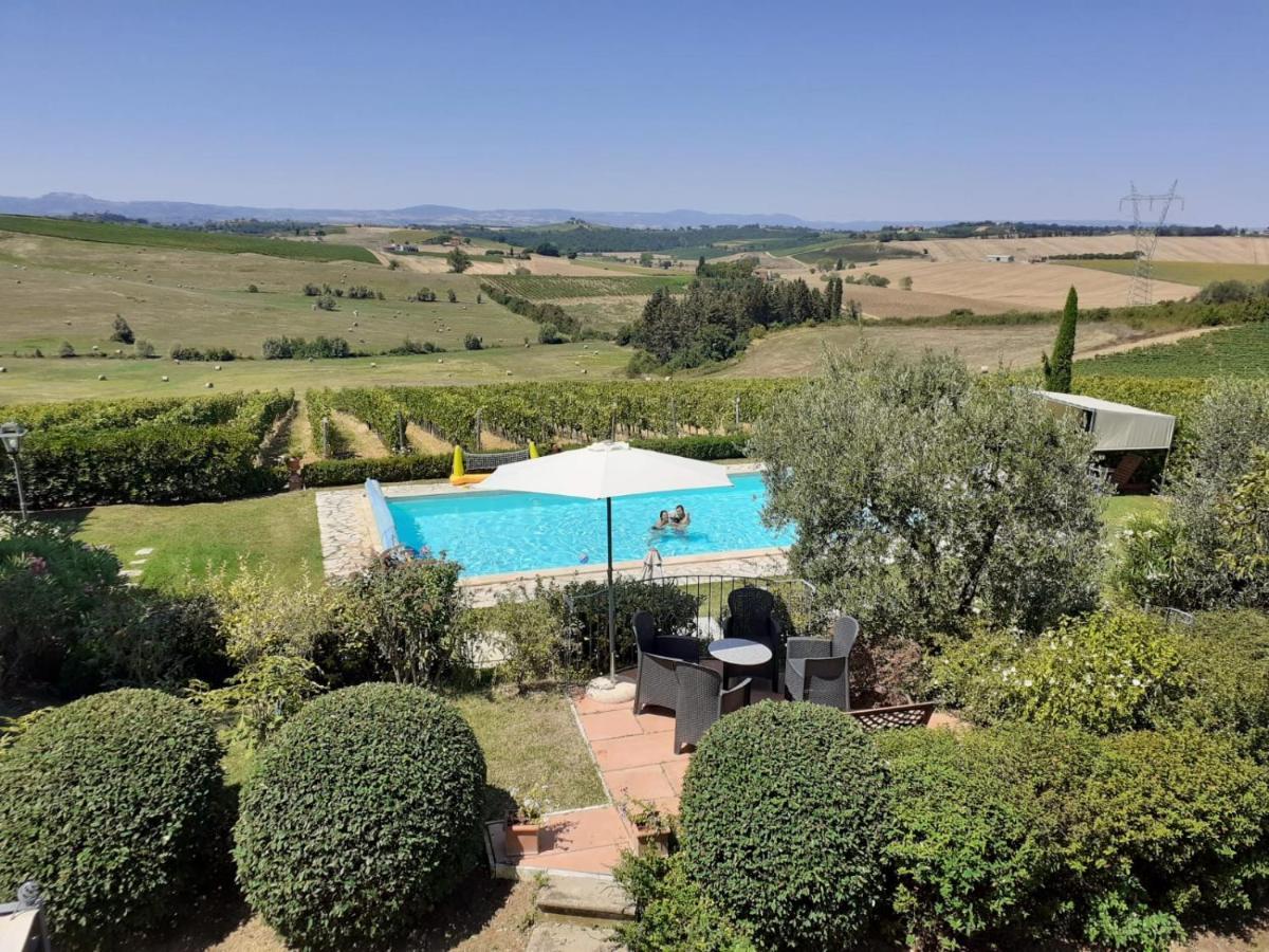 Villa La Valiana - Full Estate In Montepulciano - Heated Pool 瓦里亚诺 外观 照片